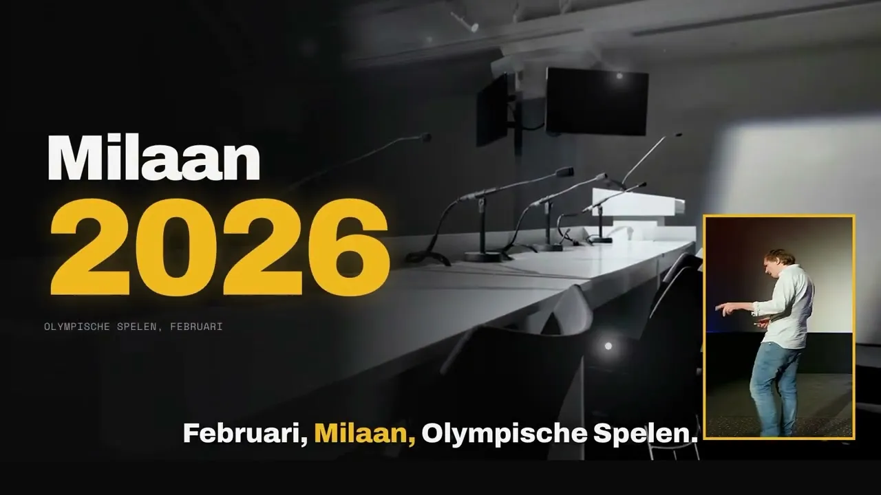 Eerste beeld van de montage: Milaan 2026