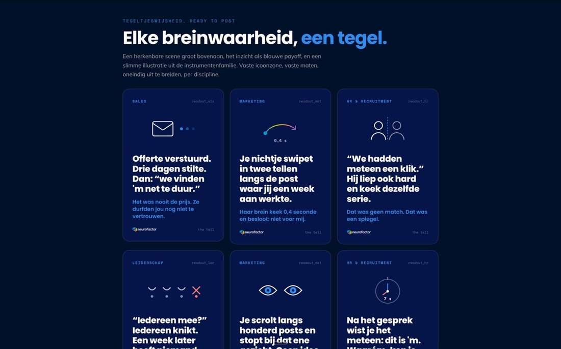 Werk voor Neurofactor