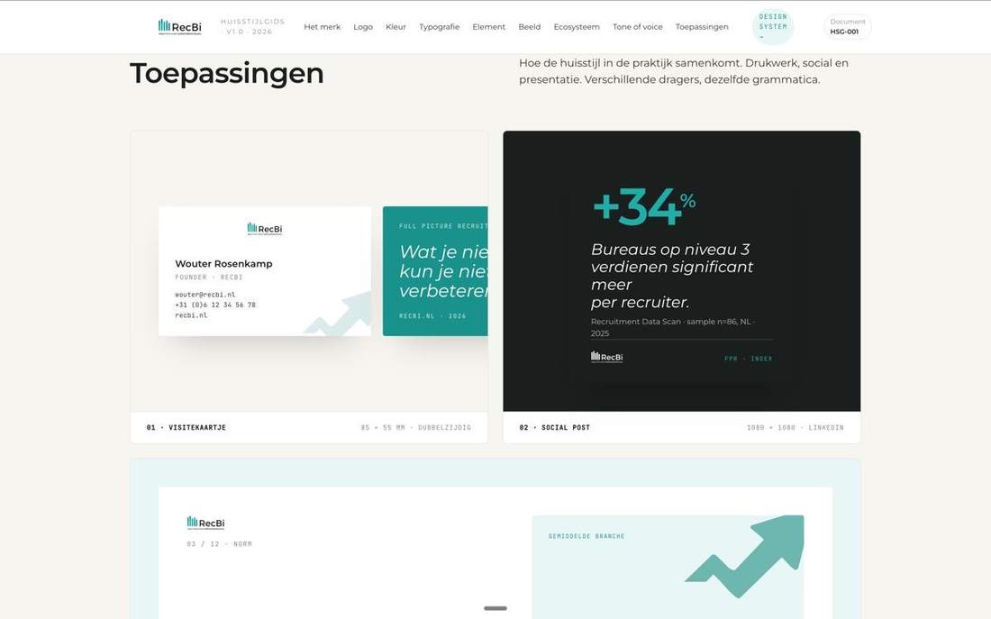 Werk voor RecBi