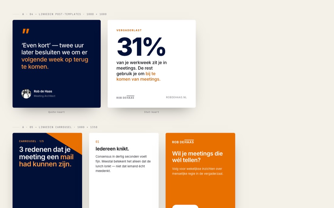 Werk voor Rob de Haas