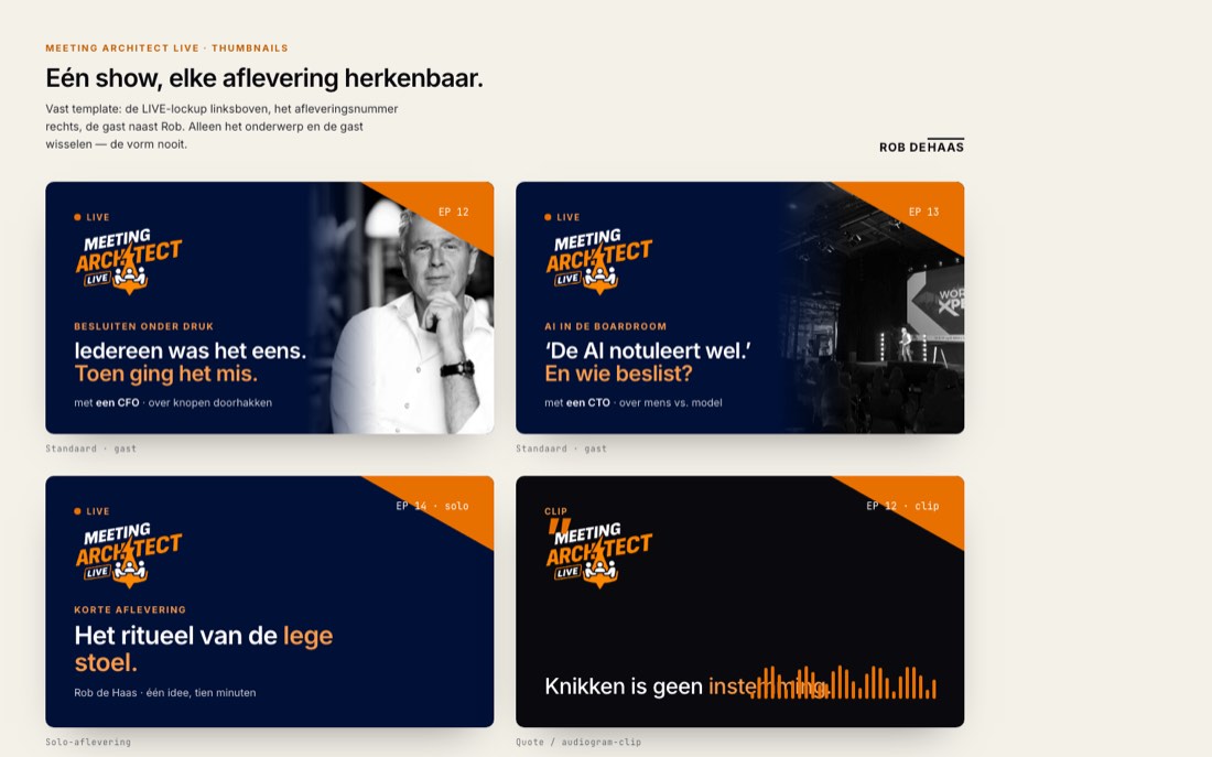 Werk voor Rob de Haas