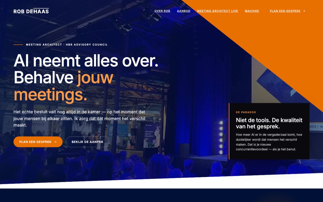 Werk voor Rob de Haas