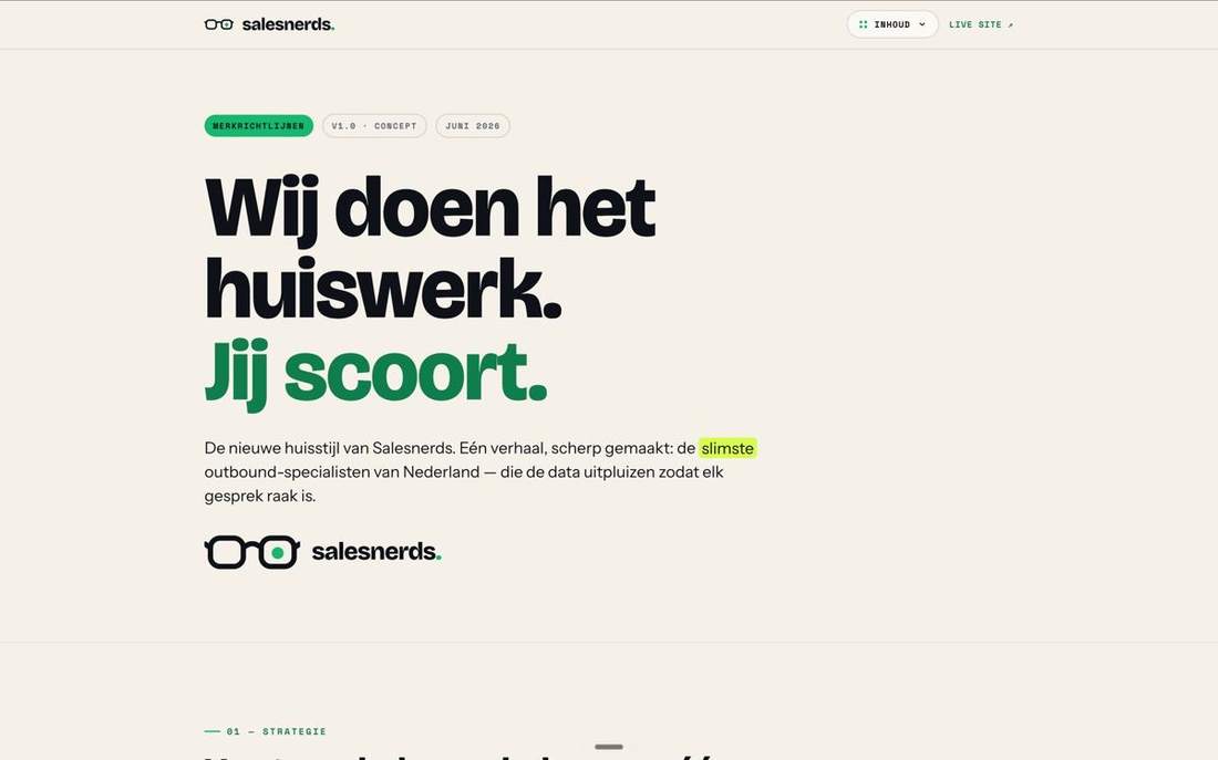 Werk voor Salesnerds