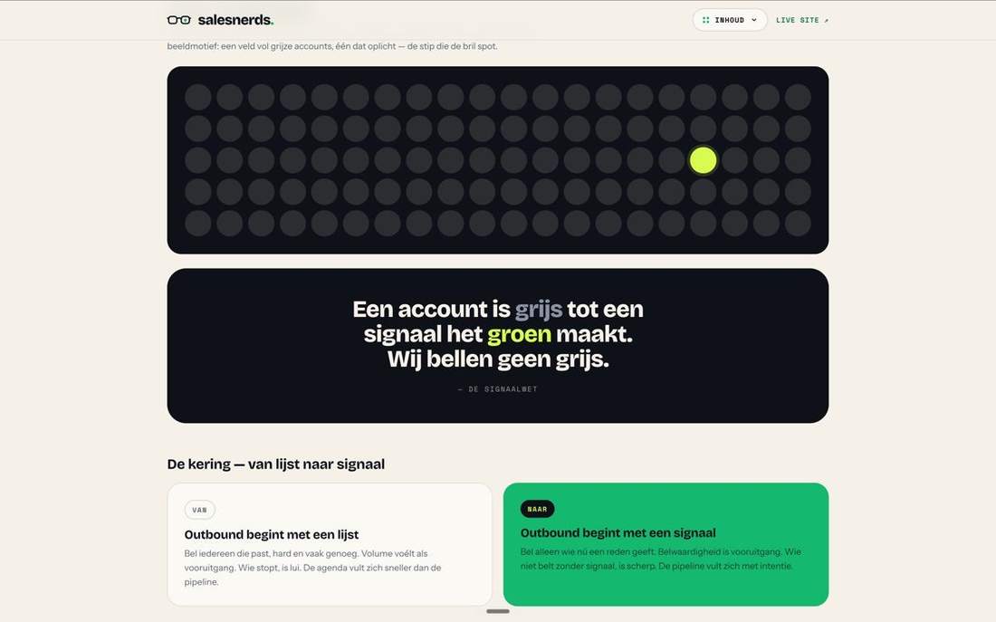 Werk voor Salesnerds