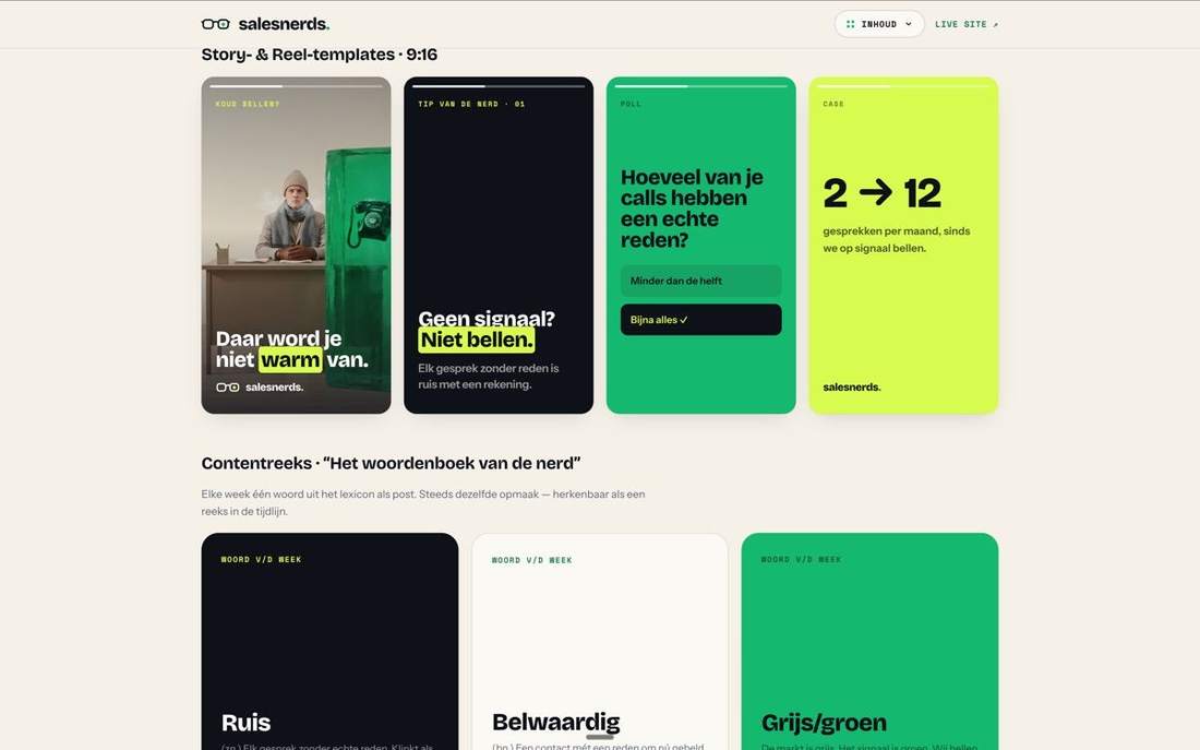 Werk voor Salesnerds