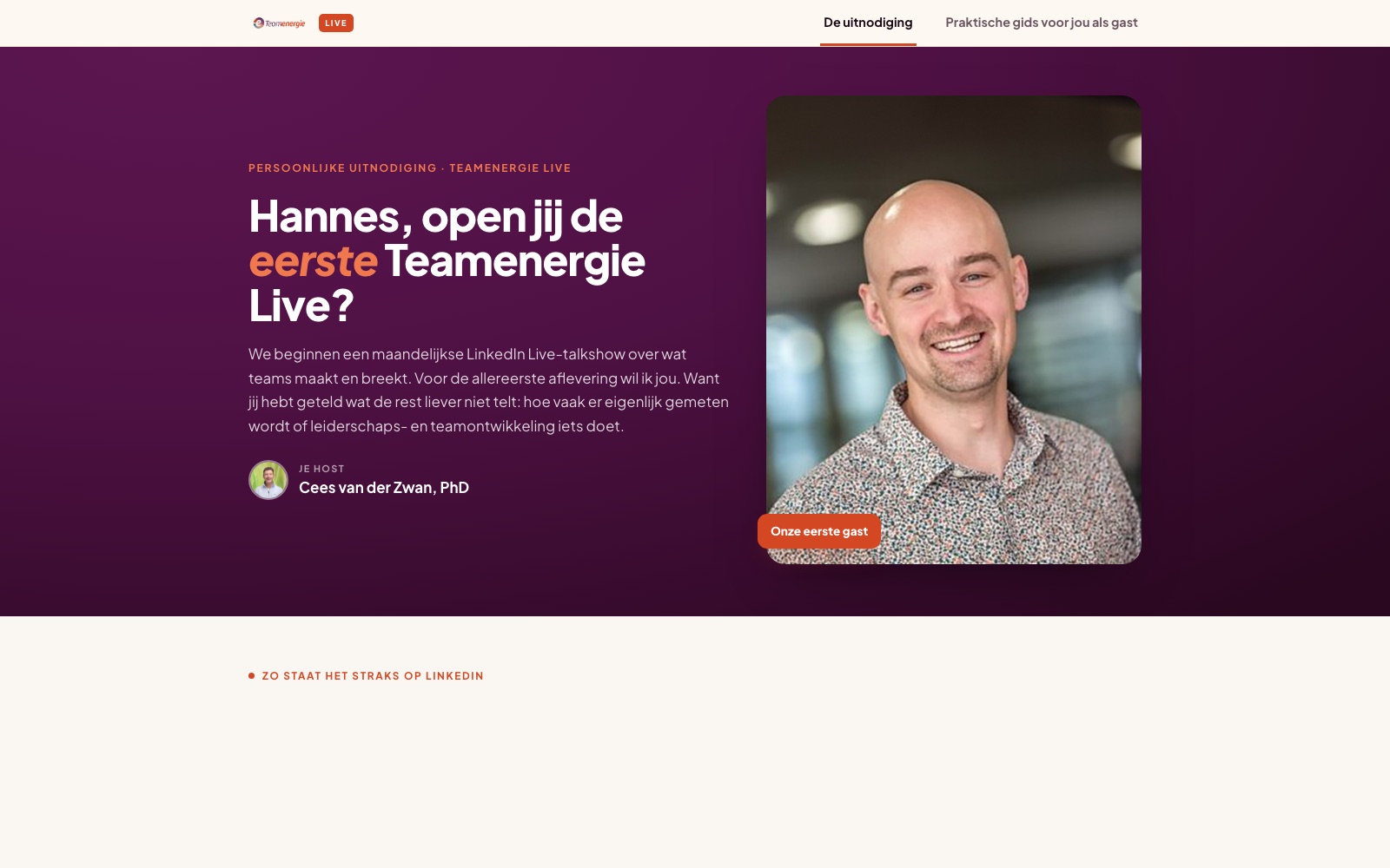 Werk voor Teamenergie