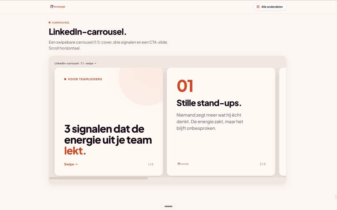 Werk voor Teamenergie