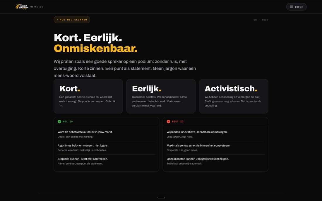 Werk voor The Thought Leadership Company