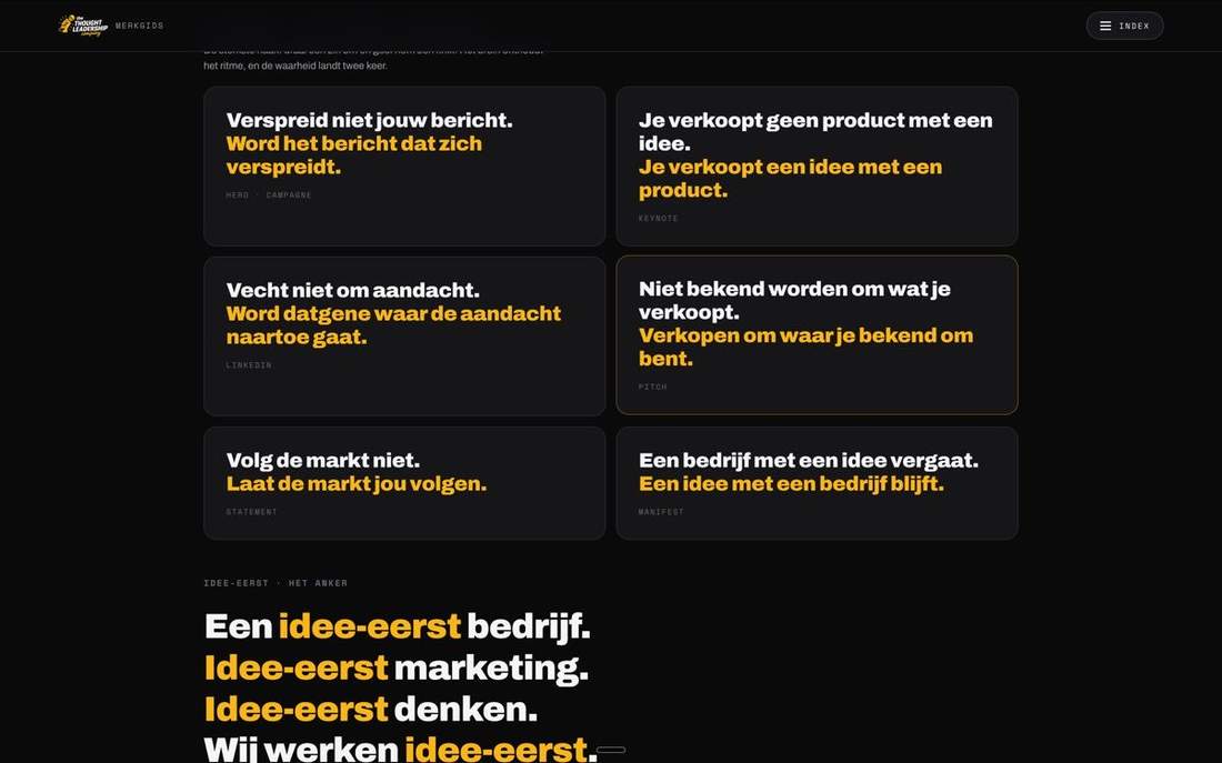 Werk voor The Thought Leadership Company