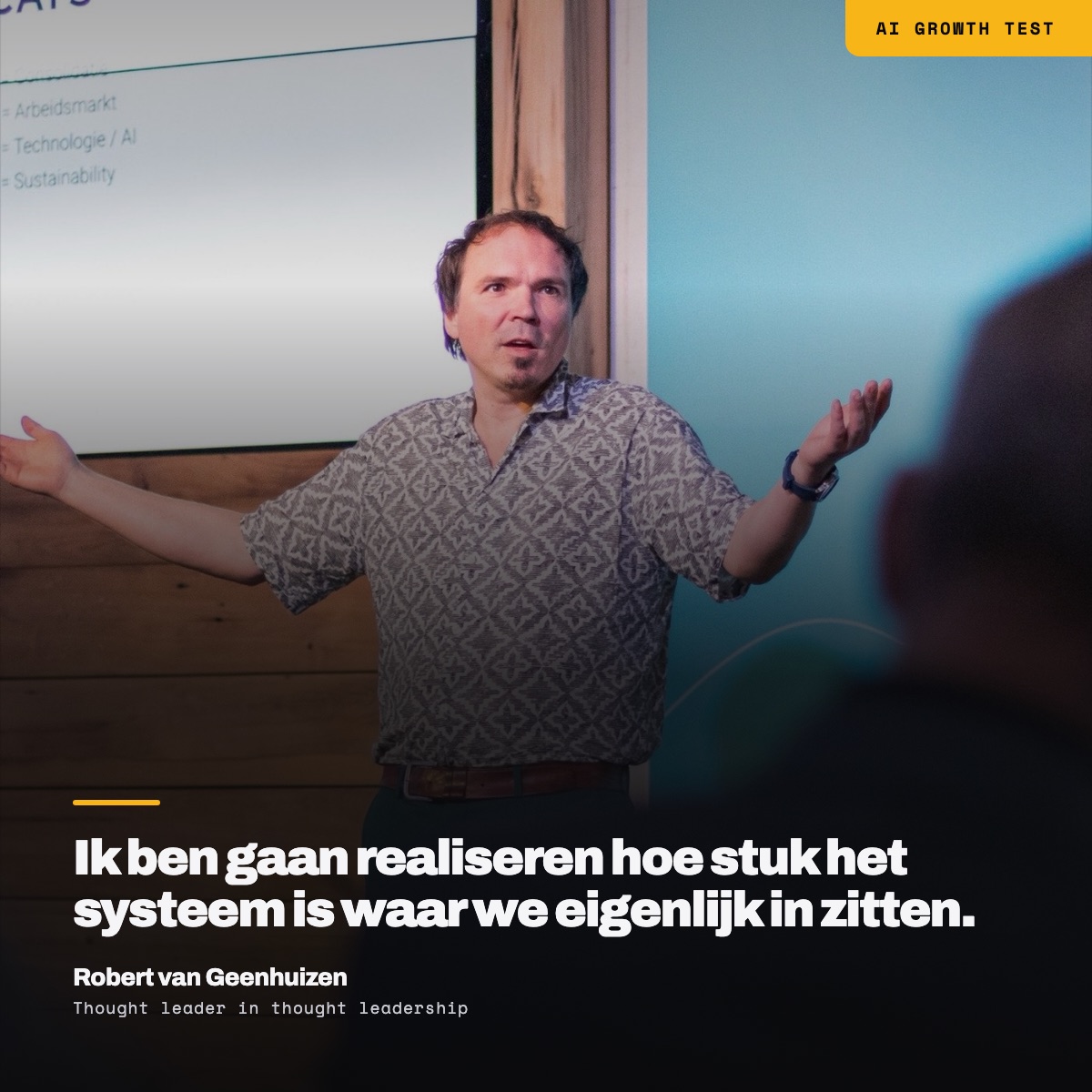 Robert van Geenhuizen over het doorgeven van informatie tussen afdelingen
