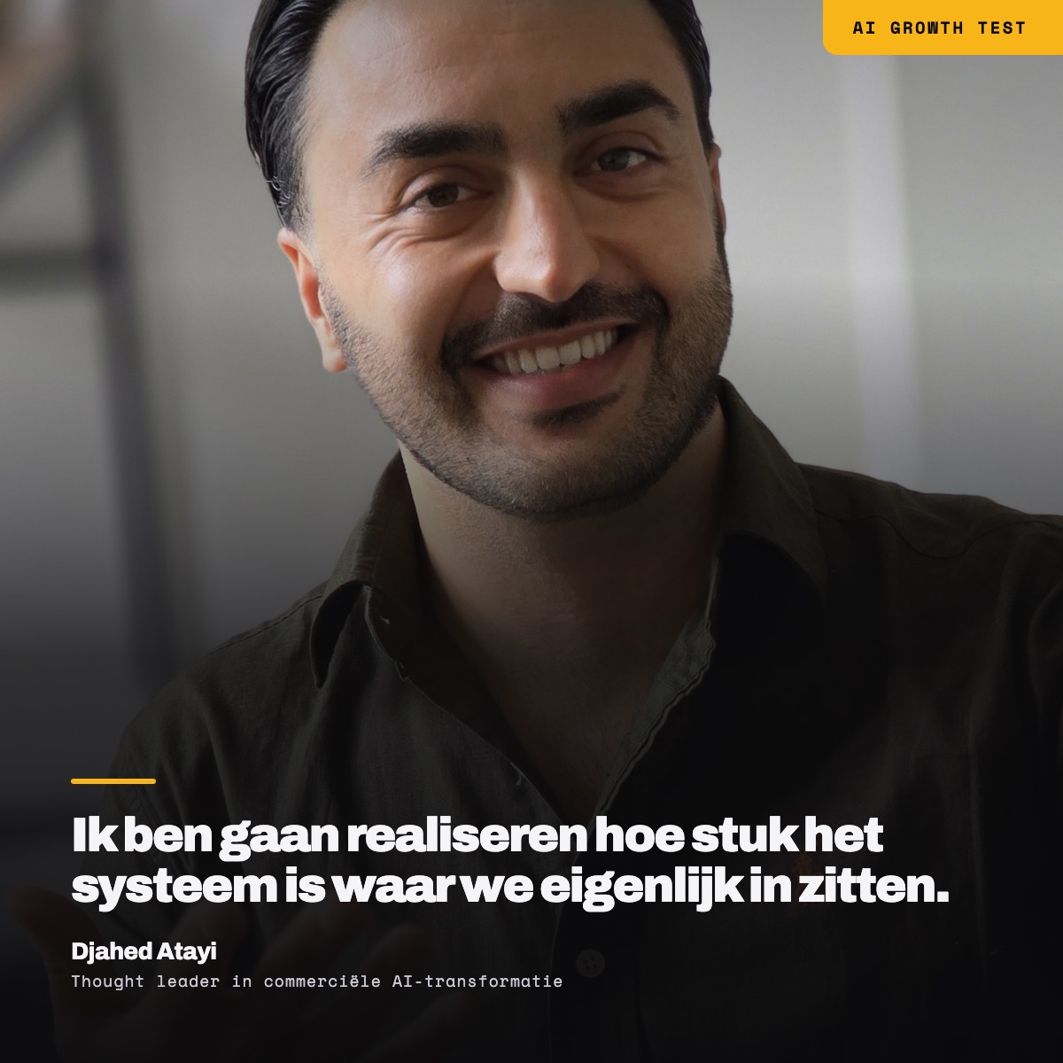 Djahed Atayi over het doorgeven van informatie tussen afdelingen