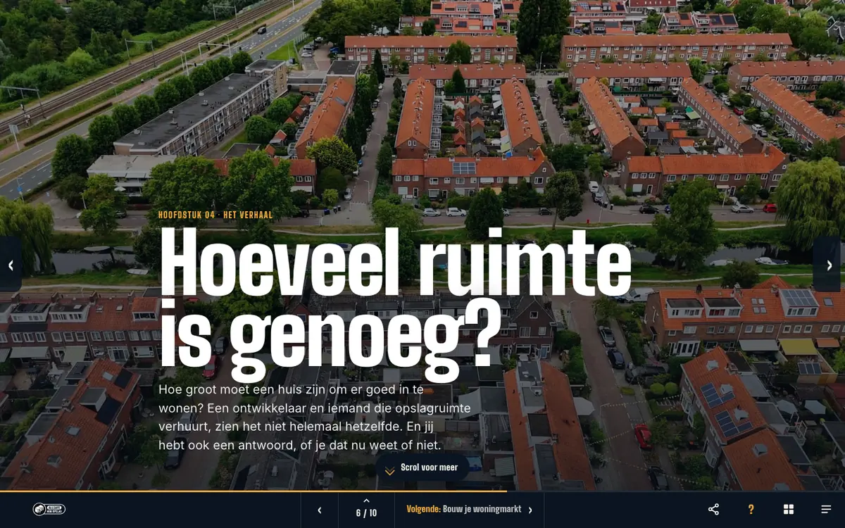 De pagina Hoeveel ruimte is genoeg? uit het ALLSAFE-magazine