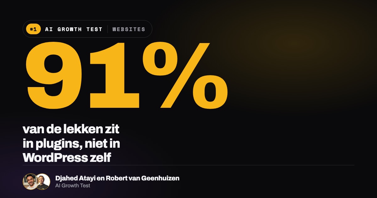 De AI Growth Test: een CMS lost een probleem op dat allang niet meer bestaat