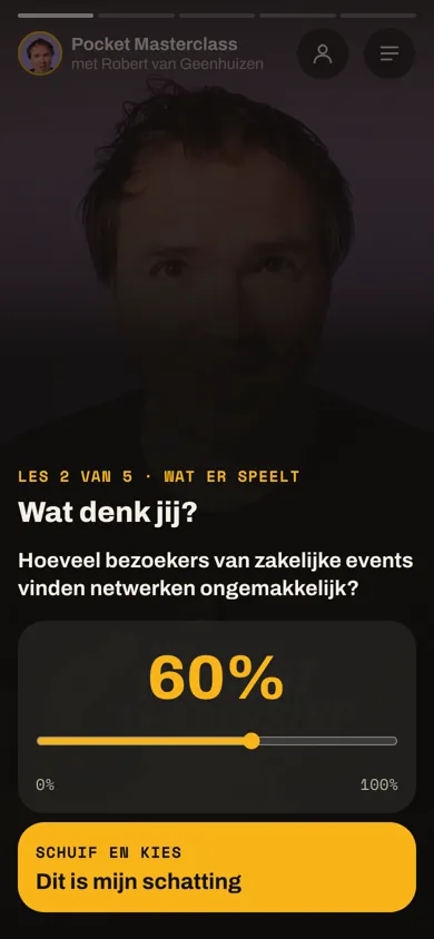 Een kennisvraag: eerst zelf schatten