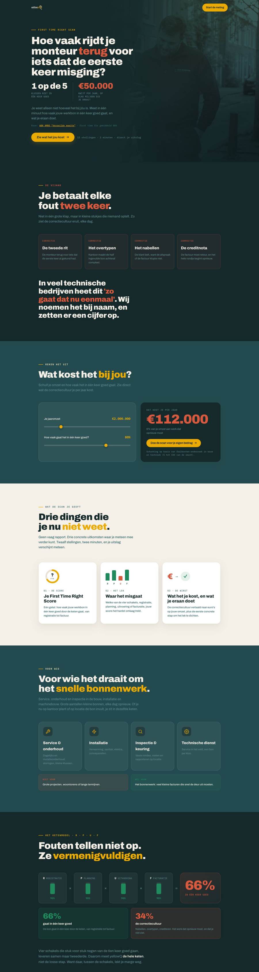 Website van yellowQ