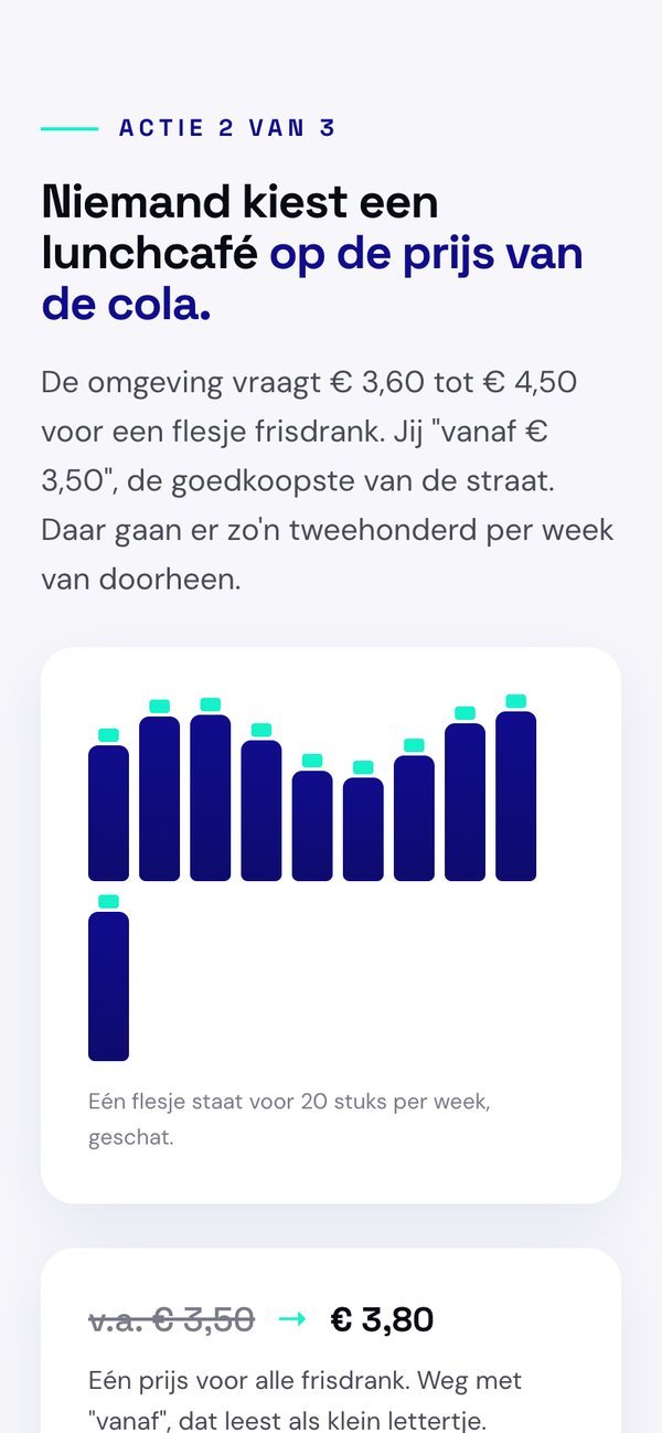 Het rapport: actie 2, de frisdrank