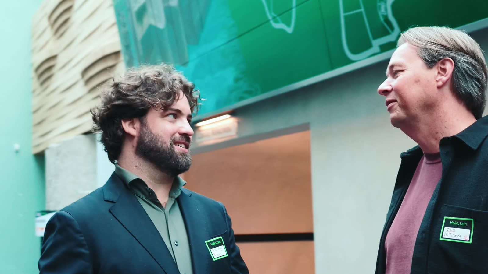 Two finance leaders in conversation at Finance Unlocked