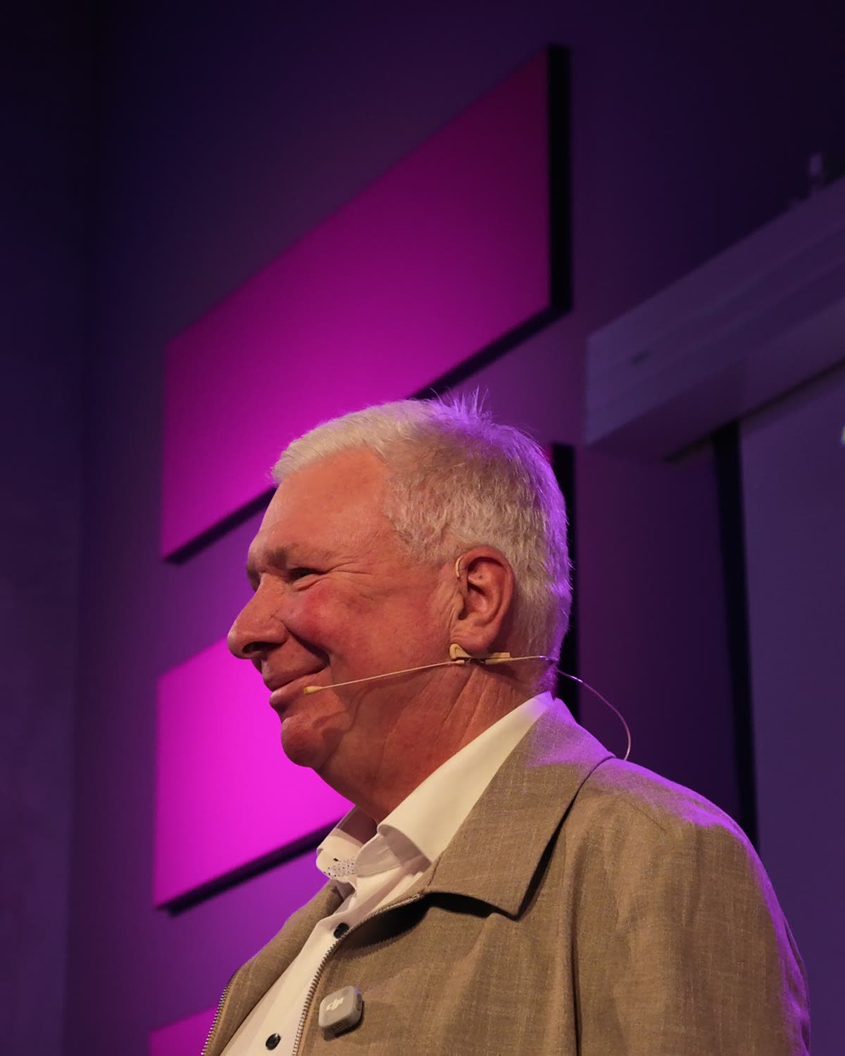 André Kwakernaat on stage